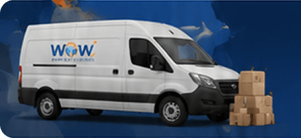 WOW logistics delivery van